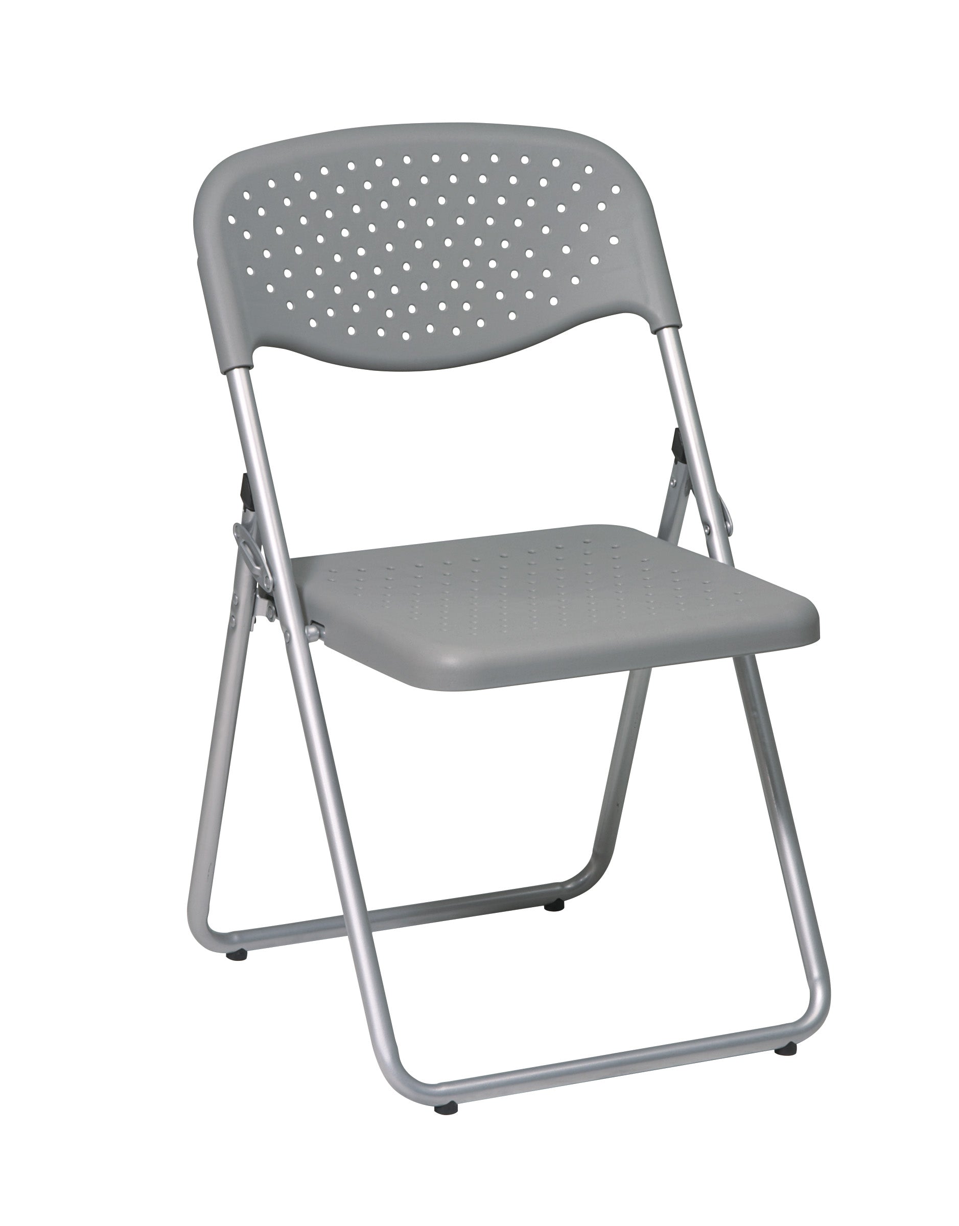 Folding Chair with Plastic Seat and Back